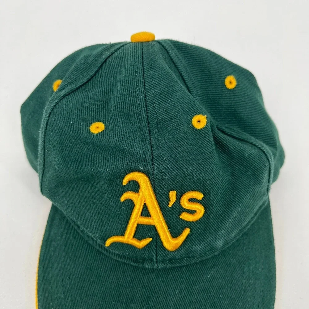 Fan Favorite Oakland Athletics Kids Baseball Cap Green Gold MLB Adjustable Hat